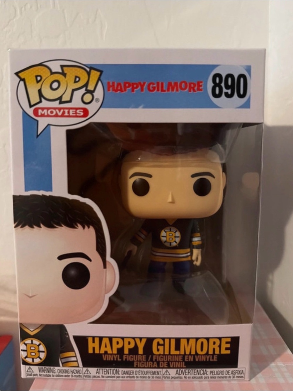 Funko Pop! Happy Gilmore Figure - Black & Yellow Jersey